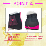 腰キュッと腹巻型ボーン付きサポーター