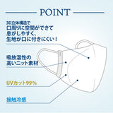 クールストレッチニットマスク  3枚セット